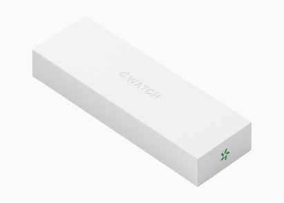 Box for new carbon-neutral Apple Watches