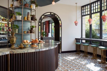 Overview of The Teahouse bar and cafe in Berlin