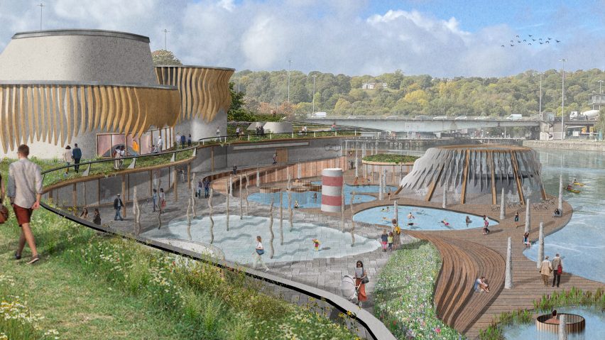 Visualisation of project that connects Bristol to different water sources