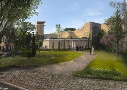 Visualisation of an Ethiopian embassy in Rome, Italy