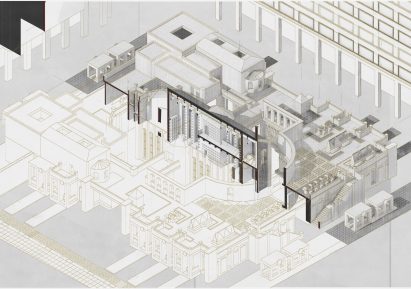 Visualisation of a memorial for monuments