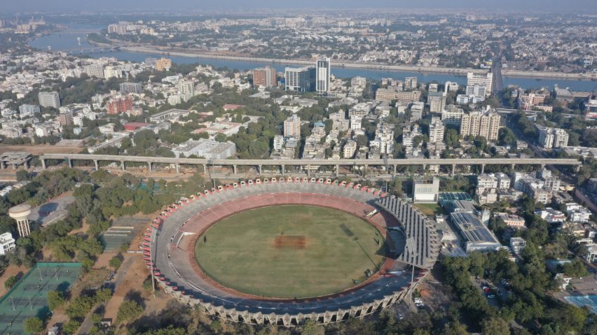 Sardar Vallabhbhai Patel Stadium in Ahmedabad, India