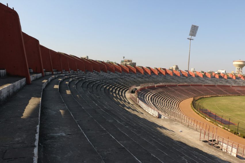 Sardar Vallabhbhai Patel Stadium in Ahmedabad, India