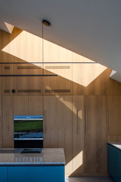 Interior photo of a kitchen