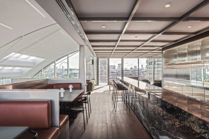 Top floor of Copper headquarters in London