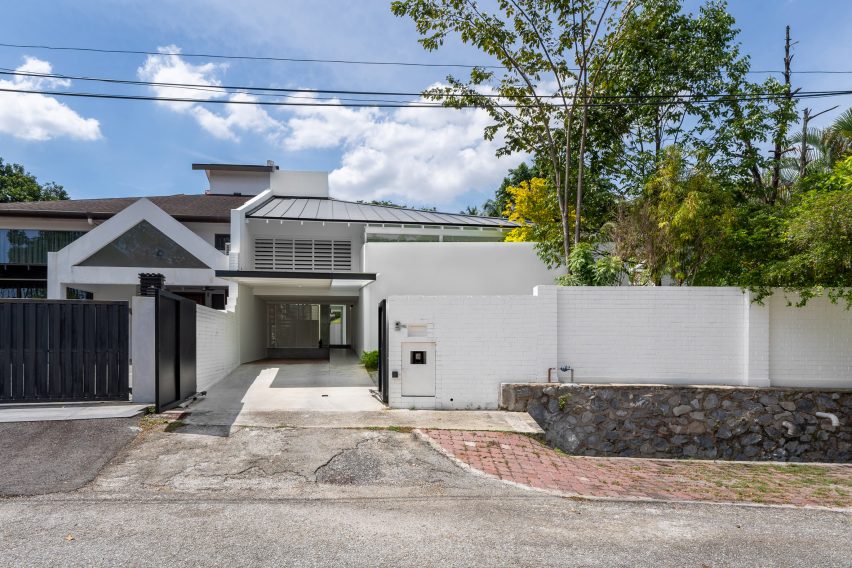 Exterior of the Introverse house by Core Design Workshop