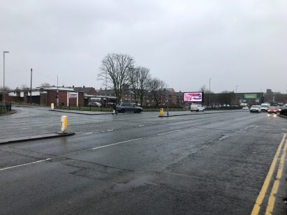 A multi-lane road in Rochdale