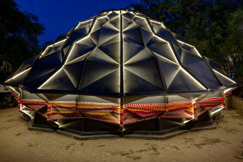 Prefabricated metal tent in Ahmedabad