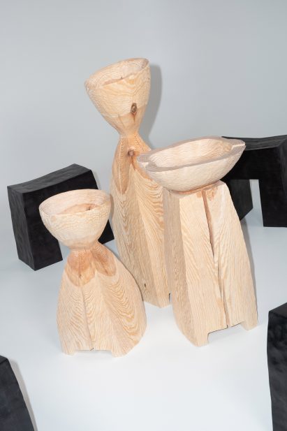 Monolithic timber furniture by Didi NG Wing Yin