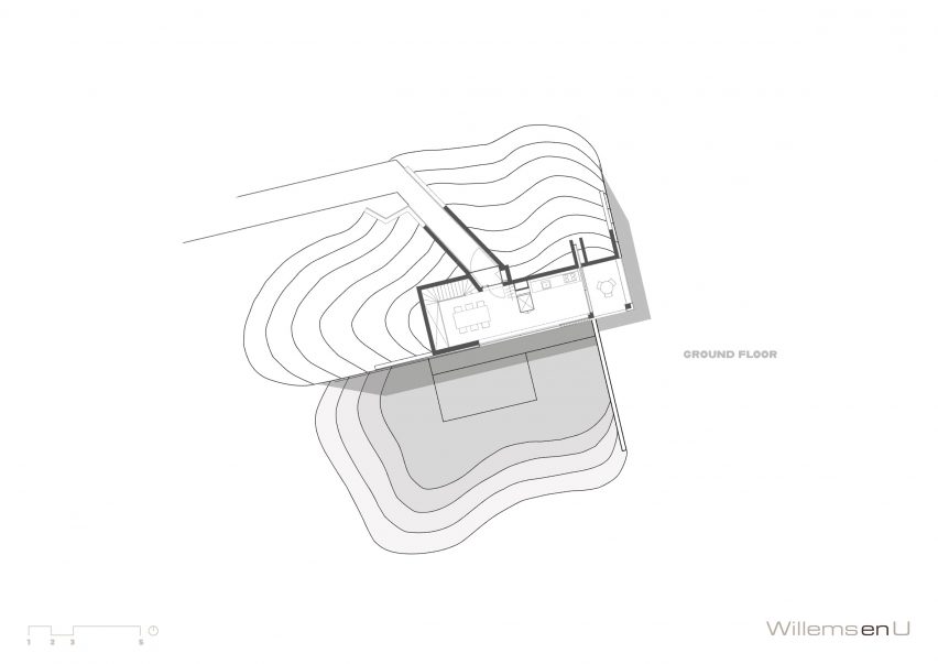 Ground floor plan of The House Under The Ground by WillemsenU