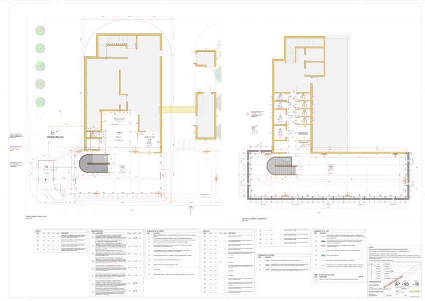 Floor plan of the mass timber McDonald's in Sao Paulo by Superliamo