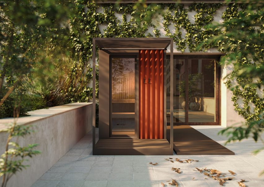 Cabanon outdoor sauna by Effe