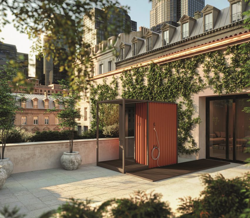 Cabanon outdoor sauna by Effe