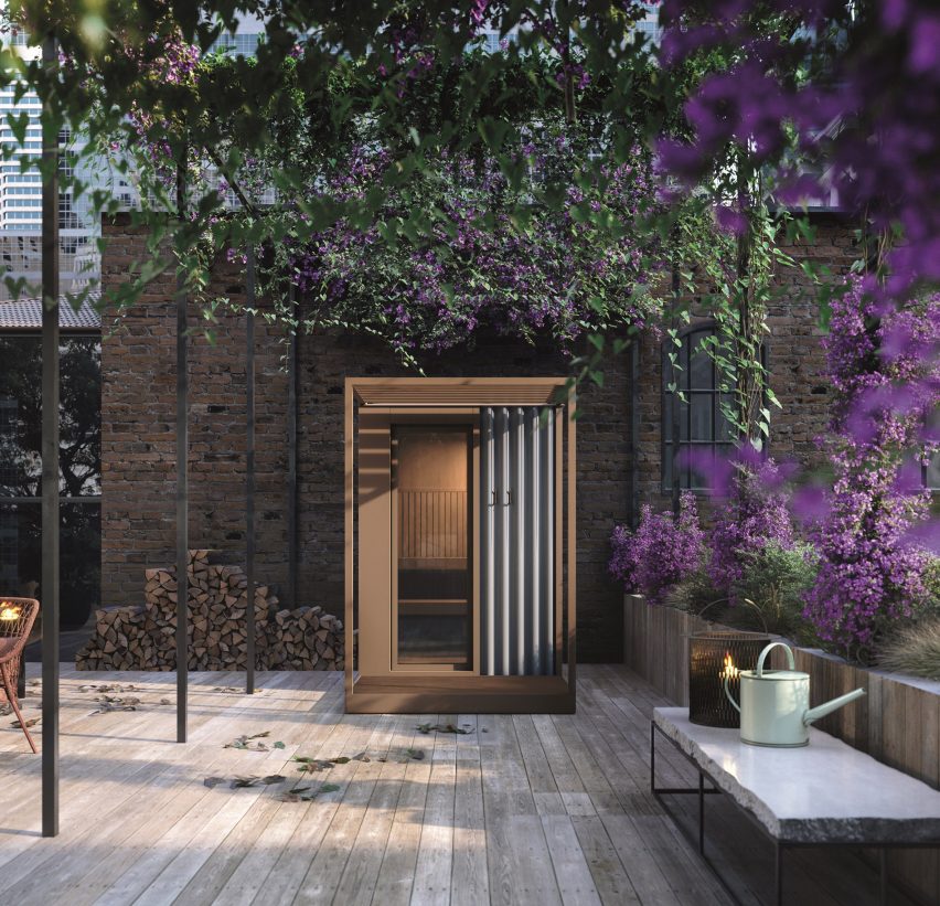Cabanon outdoor sauna by Effe