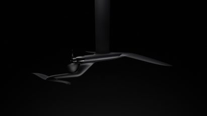 Carbon fibre hydrofoil