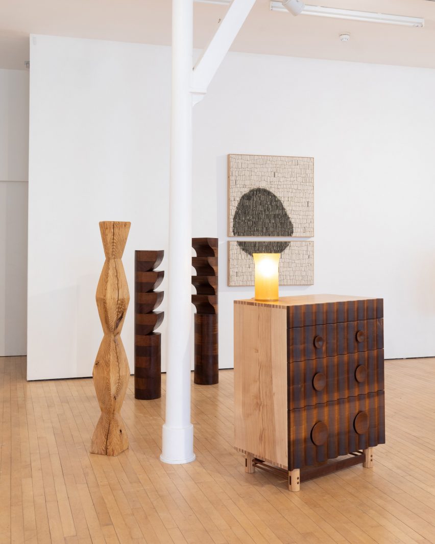 Bowater drawers by Jan Hendzel Studio alongside artwork by Carl Koch