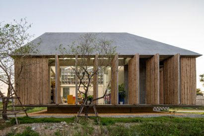 Bamboo artist's workspace in Thailand by 11.29 Studio