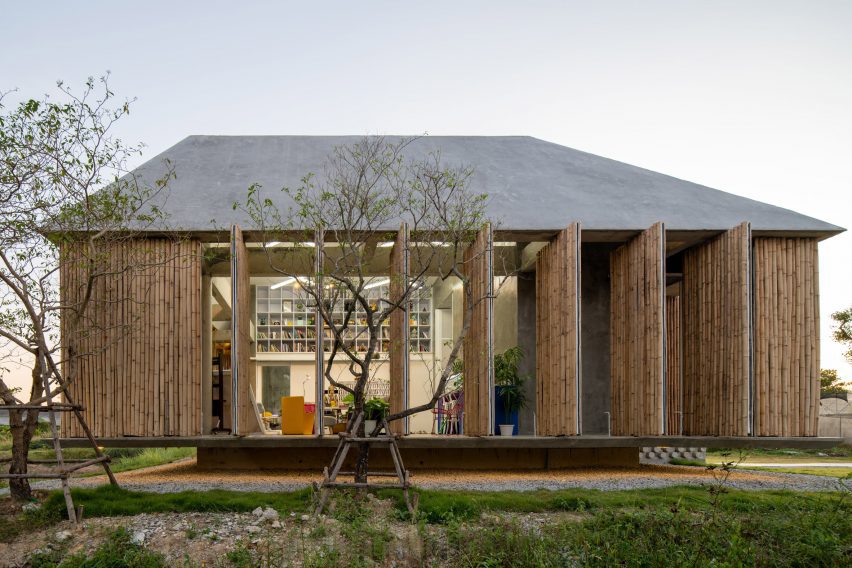 Bamboo artist's studio in Thailand by 11.29 Studio