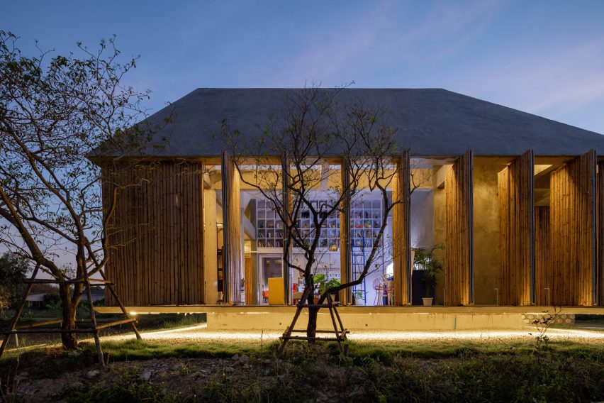 Furnish Studio by 11.29 Studio with rotating bamboo screens