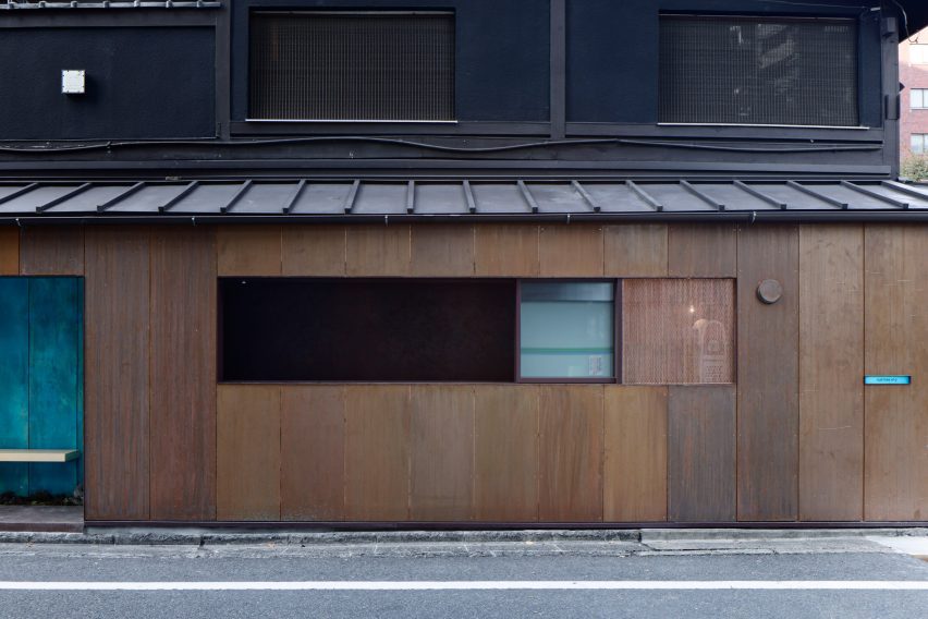 Copper-clad coffee kiosk by G Architects Studio