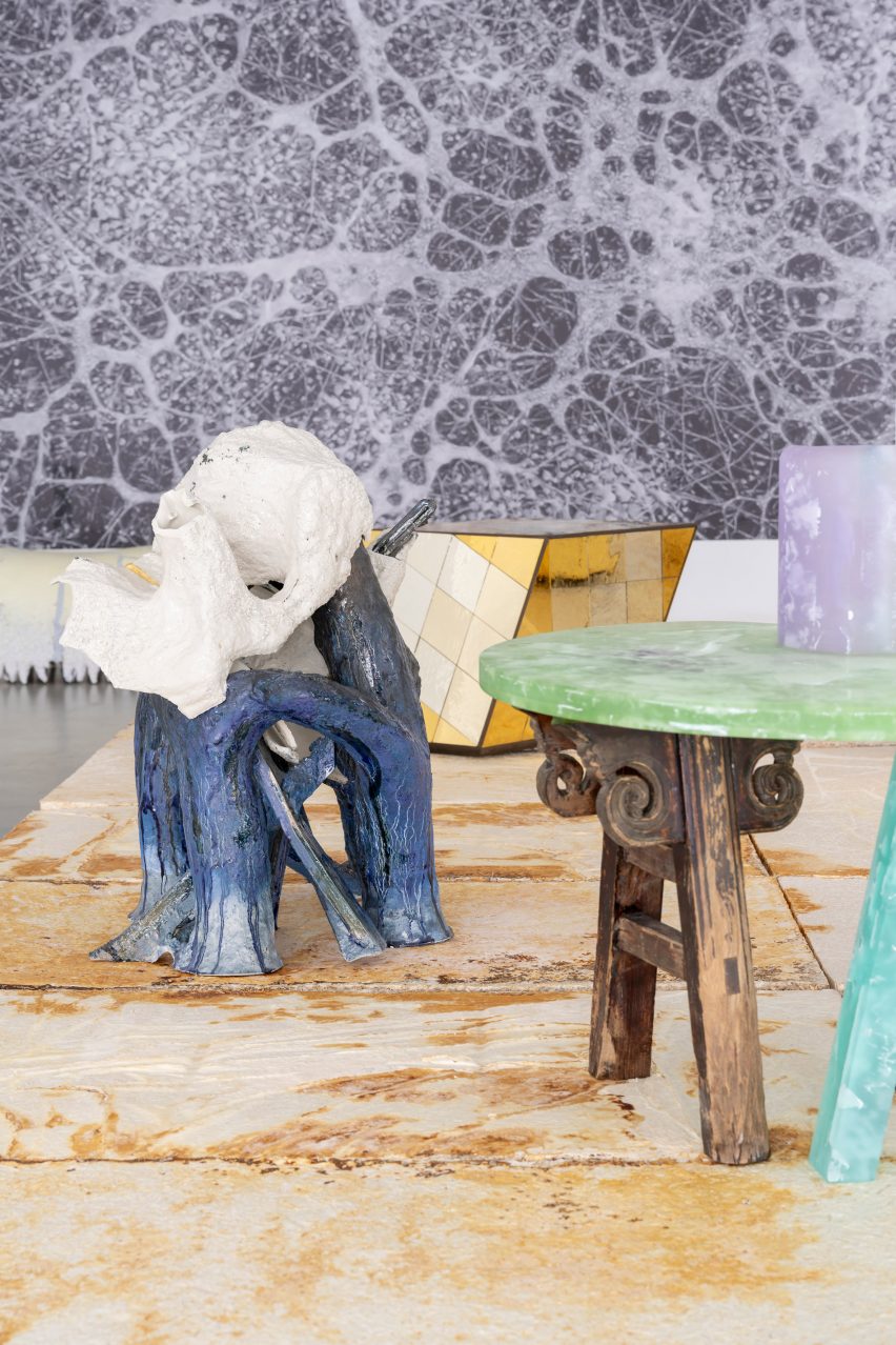 Sculptural furniture at the Growth and Form exhibition
