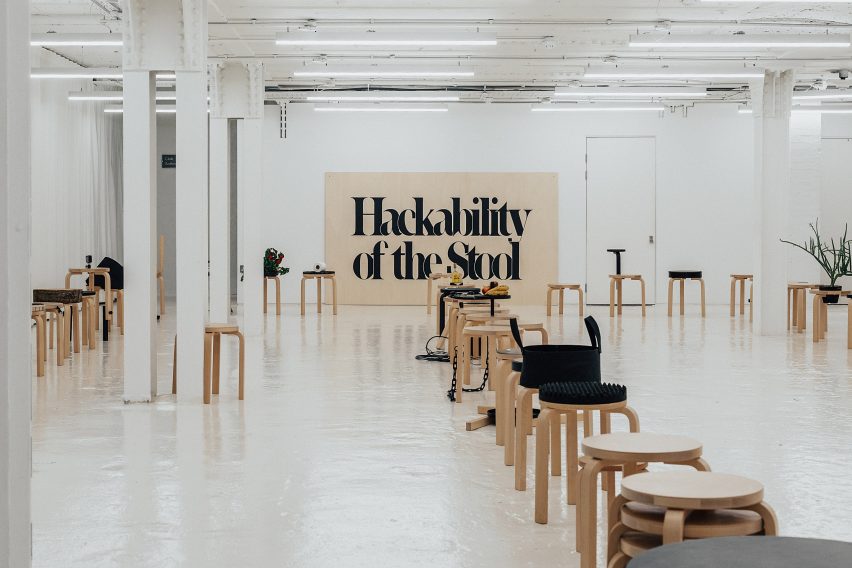 Hackability of the Stool exhibition