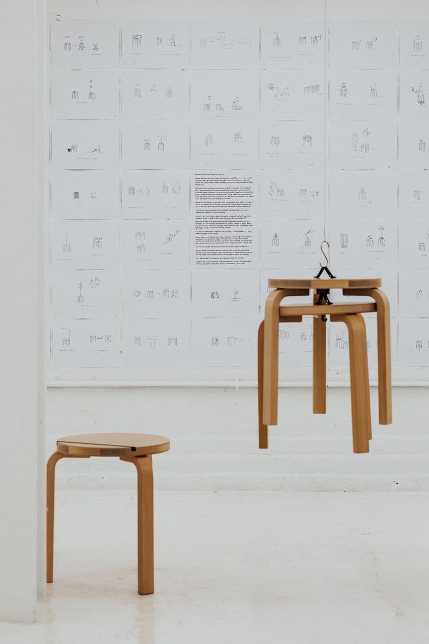 Hackability of the Stool exhibition