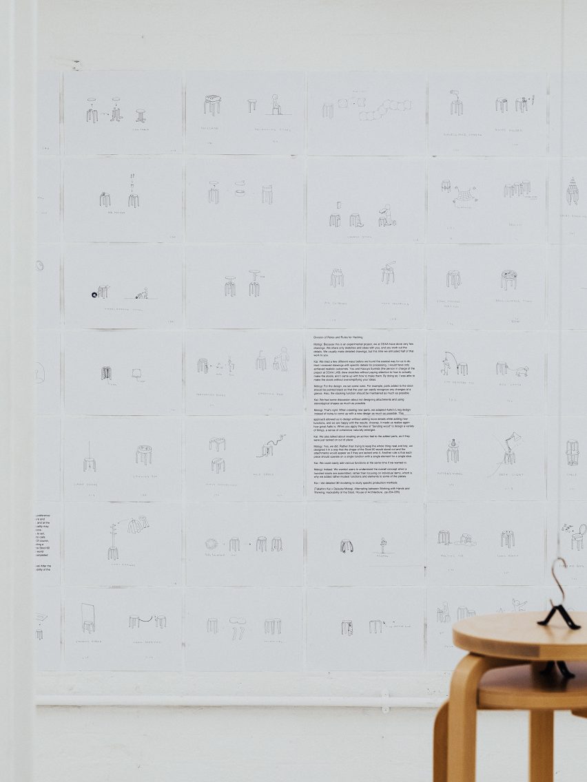 Hackability of the Stool exhibition