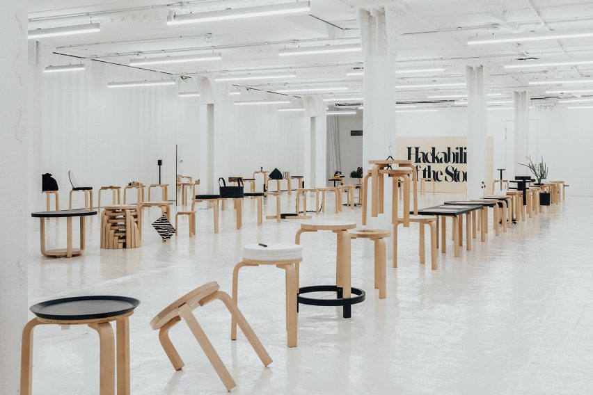 Hackability of the Stool exhibition