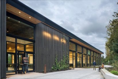 Sports centre at Oregon Episcopal School by Hacker Architects