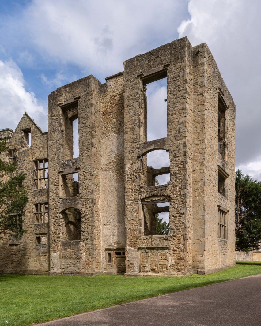 Hardwick Old Hall ruin
