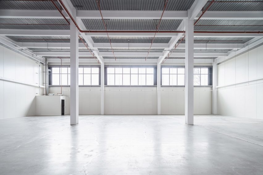 Interior of an industrial unit at Industria