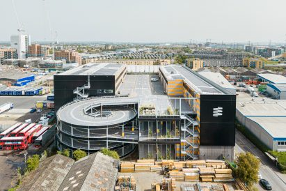 Industria multi-storey industrial building by Haworth Tompkins