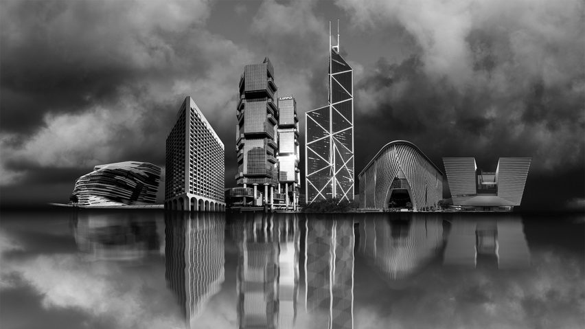 Image showing greyscale cityscape