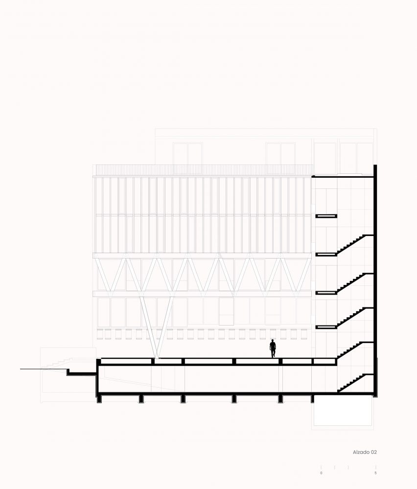 Dellekamp Mexico City Mass Timber plans
