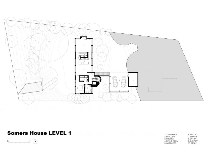 First floor plan of Somers House by Kennedy Nolan
