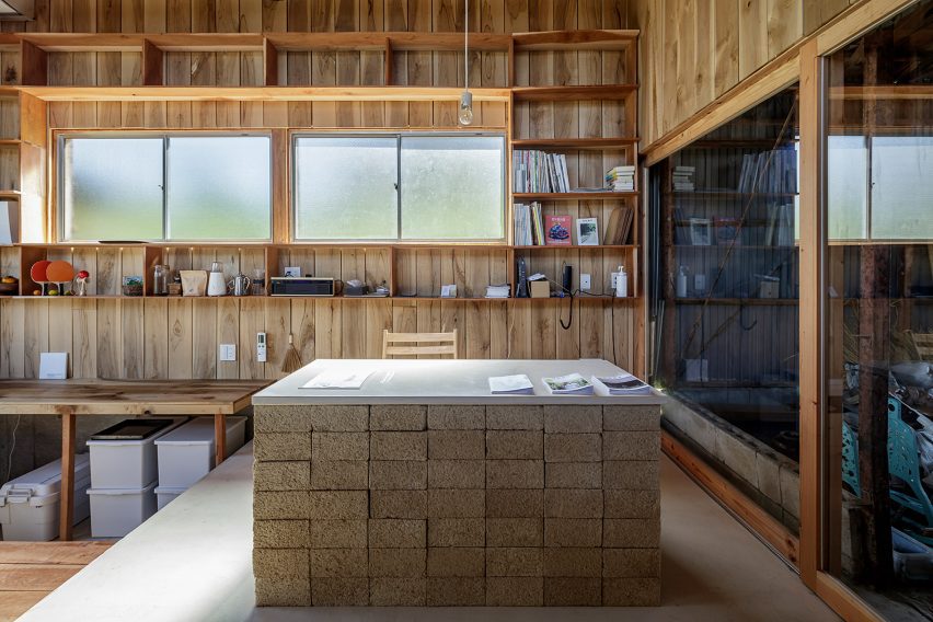 Interior of the Ichihara Life and Work Commission office by Kurosawa Kawara-Ten