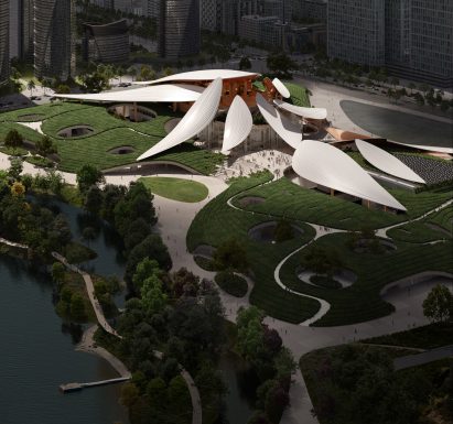 Visualisation of Anji Culture and Art Center