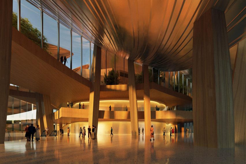 Render of Anji Culture and Art Center
