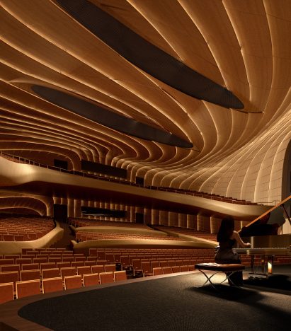 Render of a theatre