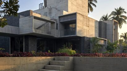 Up to the Sea concrete house