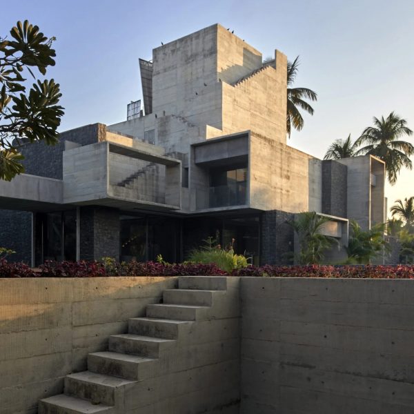 Up to the Sea concrete house