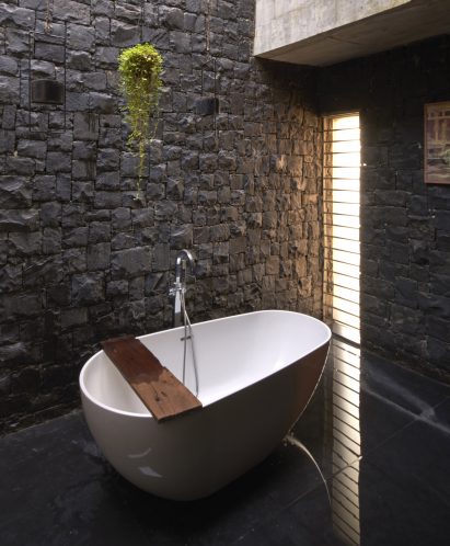 Interior photo of a bathroom