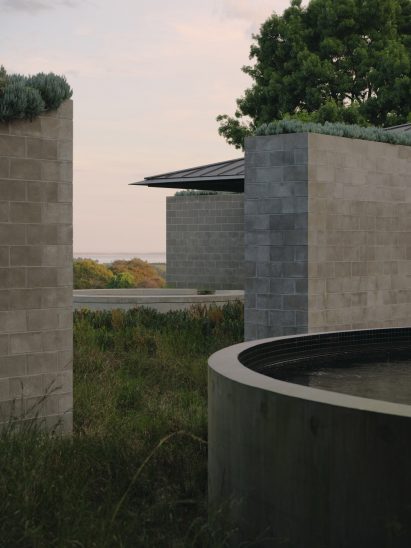 Outdoor areas at Merricks Farmhouse on Mornington Peninsula