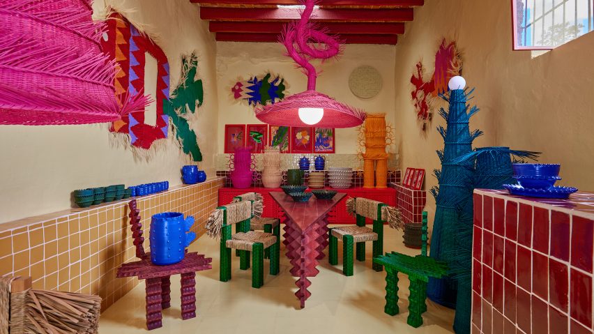 Mestiz celebrates artisan collaborations at colourful Mexico studio