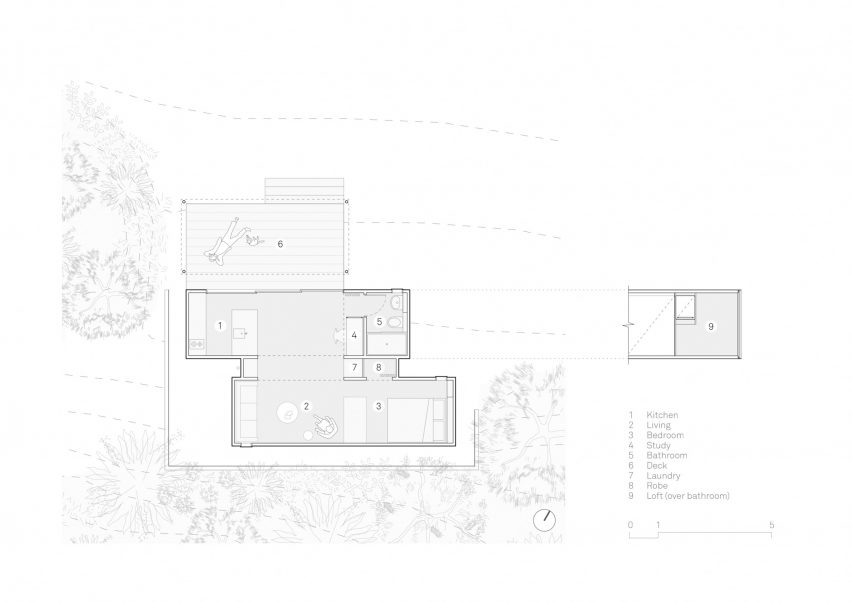 Plan of Studio House