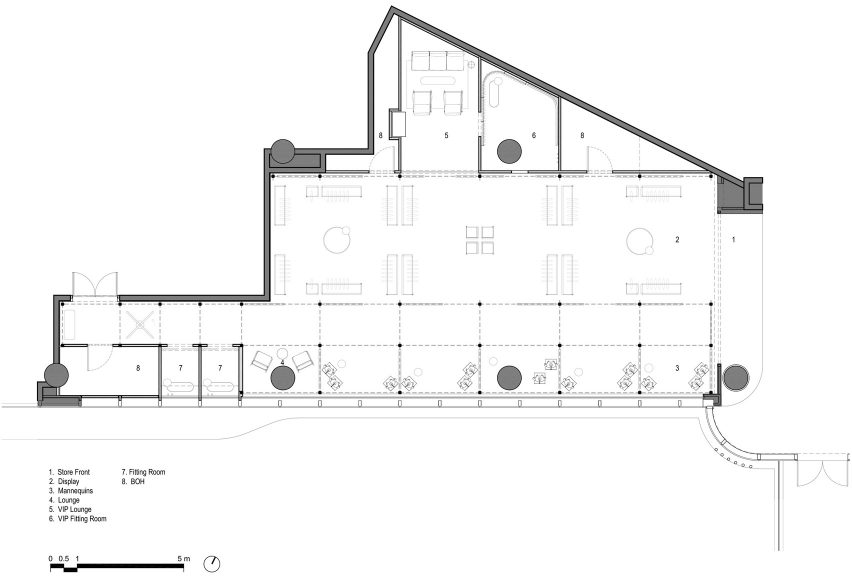 Neri&Hu Ms MIN shop Shanghai space plan