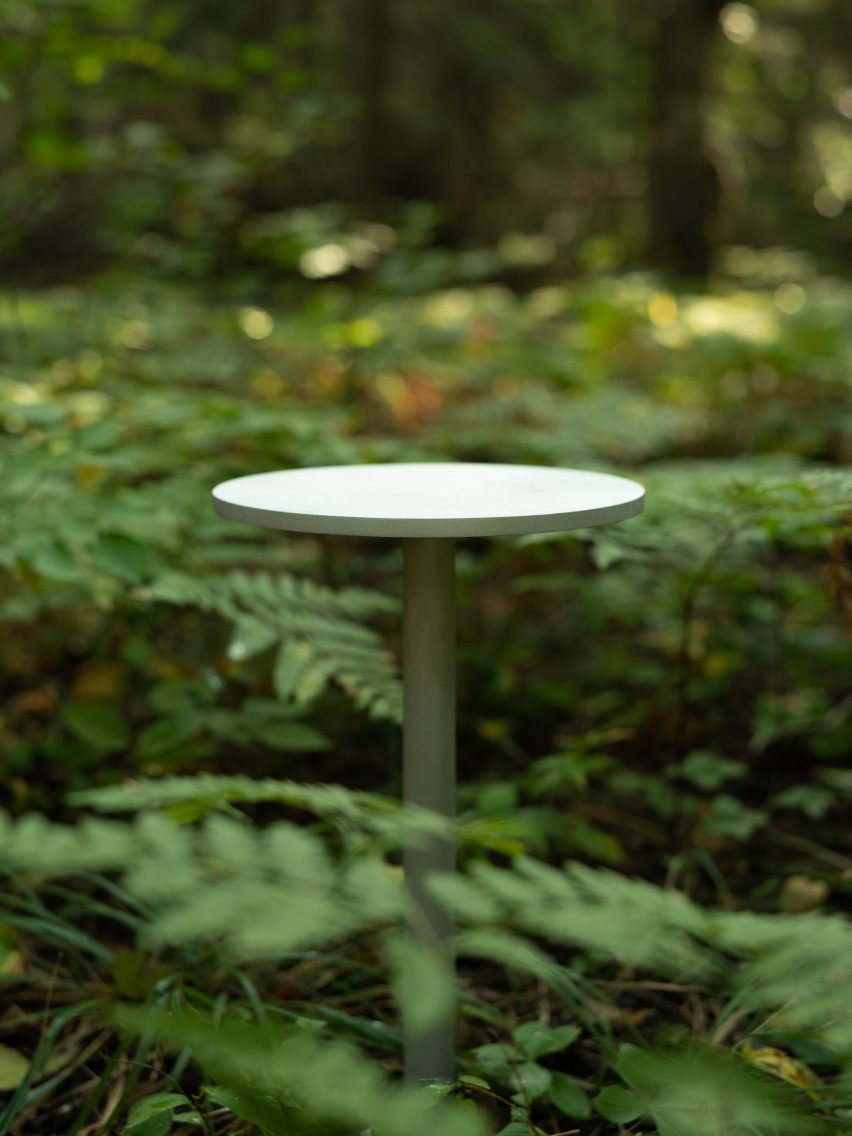 A circular seat