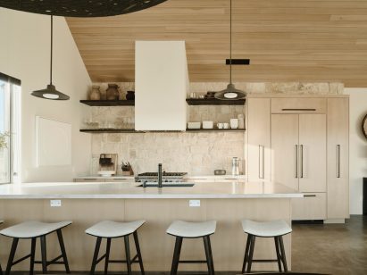 Open-plan kitchen