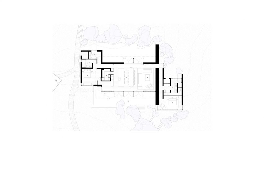 Plan of Dalarö House